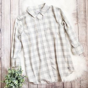 Vineyard Vines Plaid Button Down Blouse